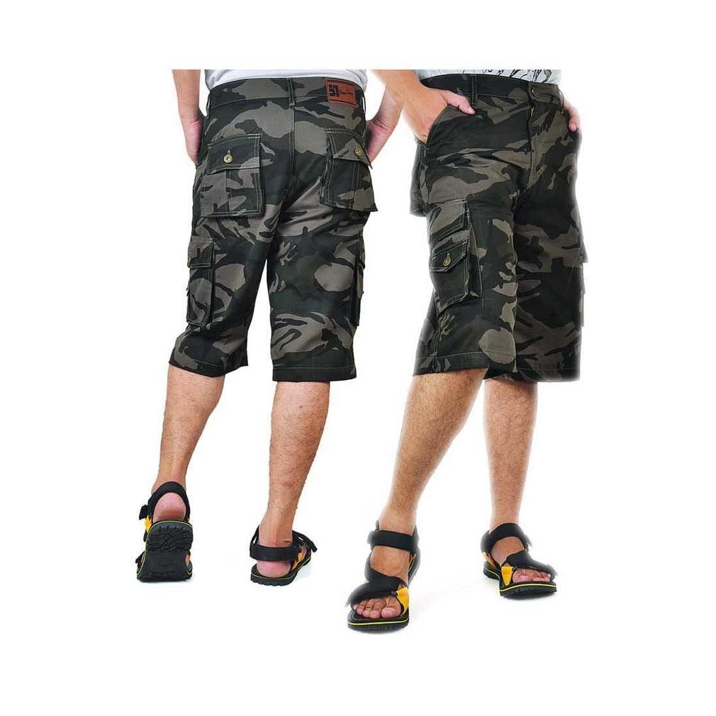 Celana Pendek Cargo ARMY LORENG MILITER - Fashion Pria