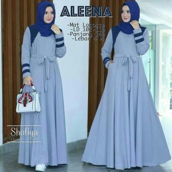 Gamis Aleena Dress Balotelly Baju Wanita Panjang Fashion Muslim Baju Hijab Syar’I Modern Pakaian Gaun Pesta Simple Modis Trendy Baju Model Terbaru
