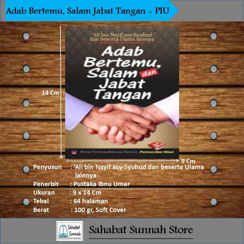 Adab Bertemu Salam Dan Berjabat Tangan - Pustaka Ibnu Umar