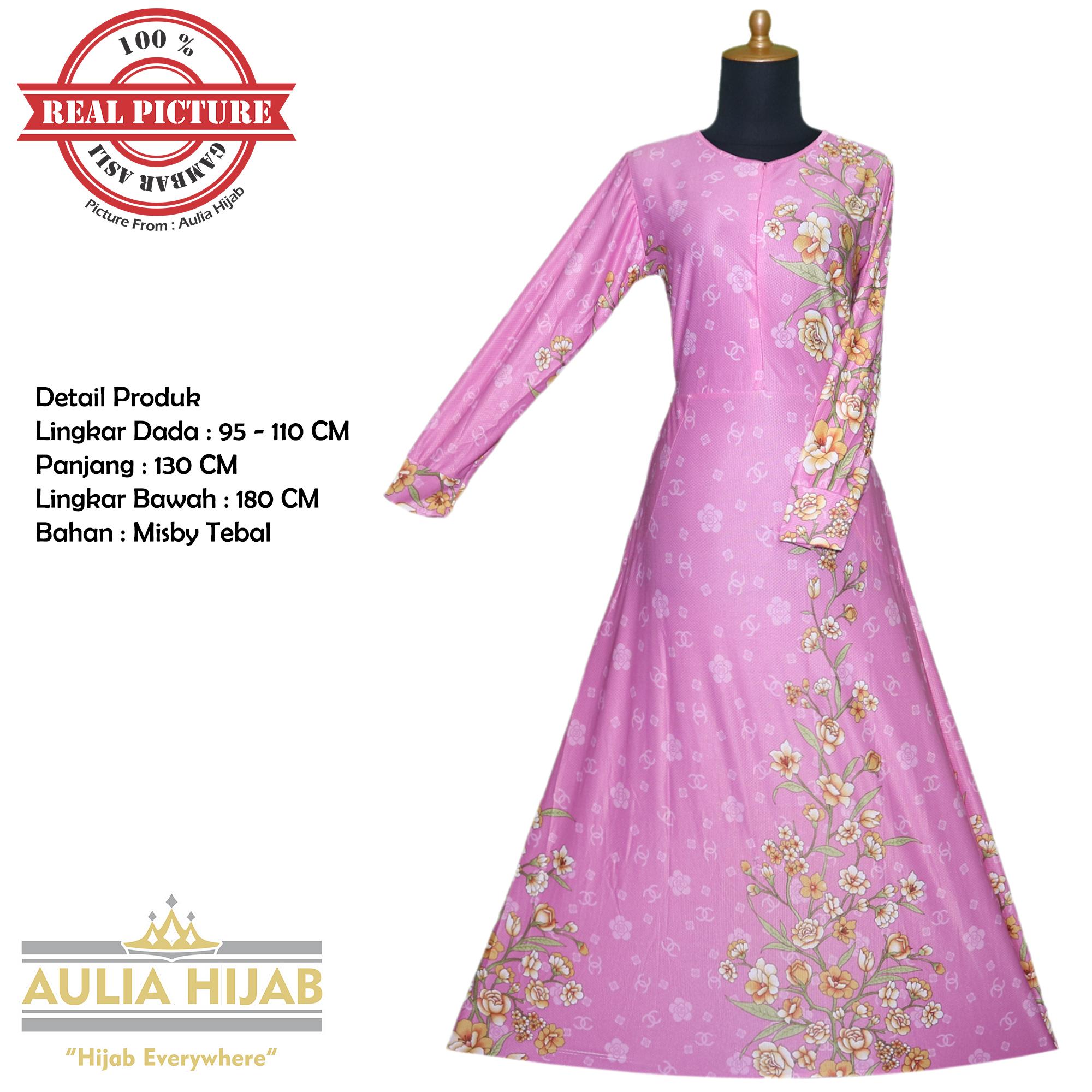 Aulia Hijab - Gamis Khalisa Dress Terlaris Bahan Misby/Gamis Murah/Gamis Terbaru/Gamis Cantik/Gamis Busui/Gamis Pesta/Gamis Santai/Gamis Kerja/Gamis Murah/Gamis Real Picture/Gamis Best Seller