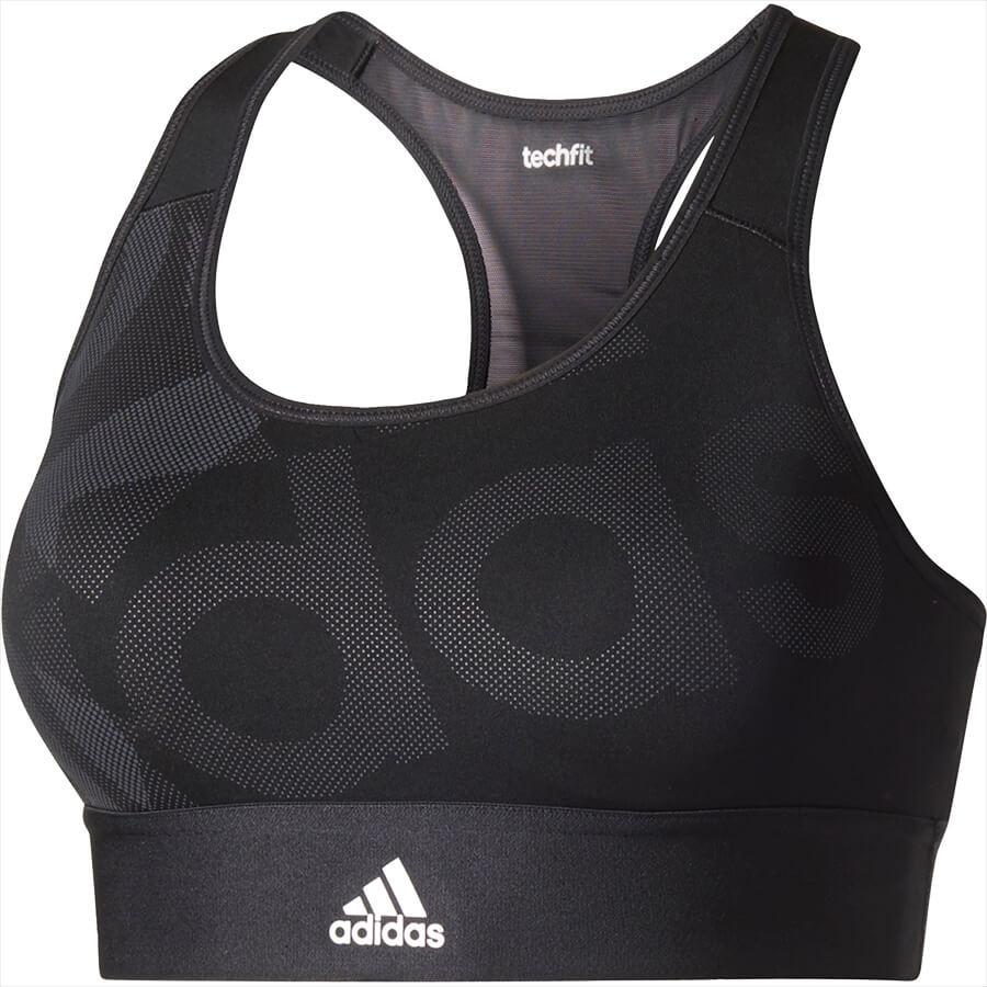 Adidas techfit badge of sport Bra - BR7932 clearance - hitam