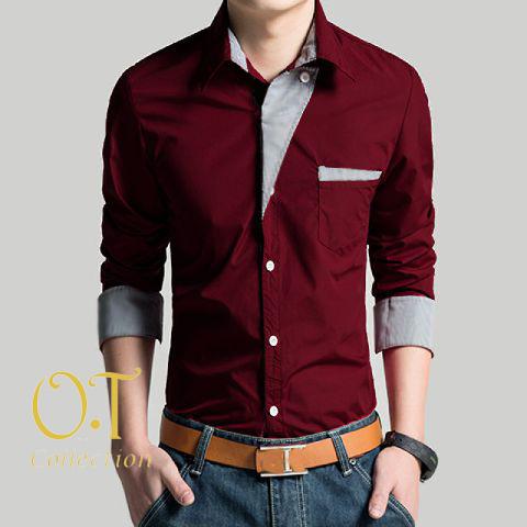 Kemeja Style I kemeja kantoran formal trendy I kemeja katun I Lengan Panjang Pendek