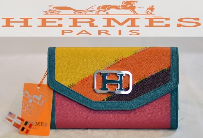 PROMO!!! Tas Clutch Selempang wanita dompet kulit hermes KW import branded mode - 1nxywB