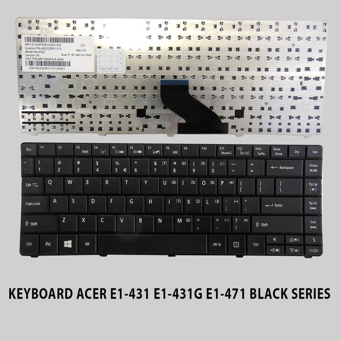 ORIGINAL Keyboard Acer Aspire E1-431 E1-431G E1-471 Black Series