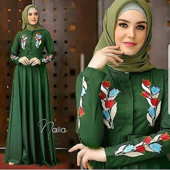 “BC NAILA” Maxi Dress Syari Gamis Bahan Balotely Wolfice Katun Rubiah Spandek Panjang Hijab Casual Pakaian Wanita Trand Terbaru Fashionable