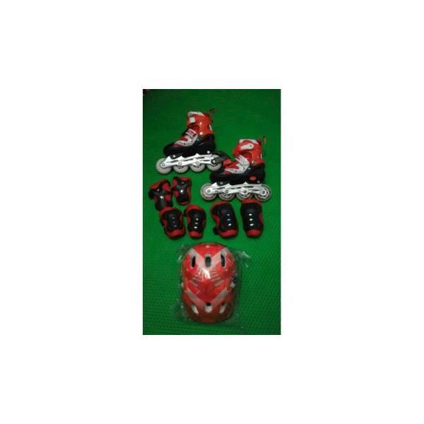 Sepatu Roda/ Inline Skate Power Superb Komplit Helm Dan Pengaman