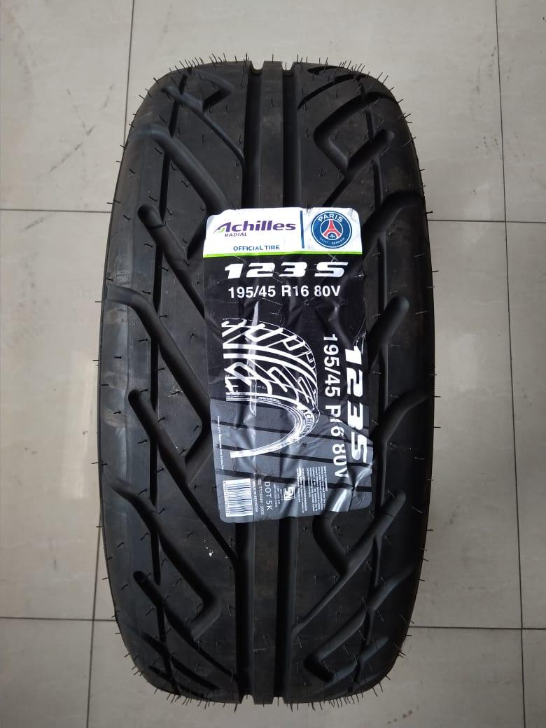 Achilles 123s 195/45 R16 Mazda 2 -Ban Balap -Semi Slick -Drag -Drift