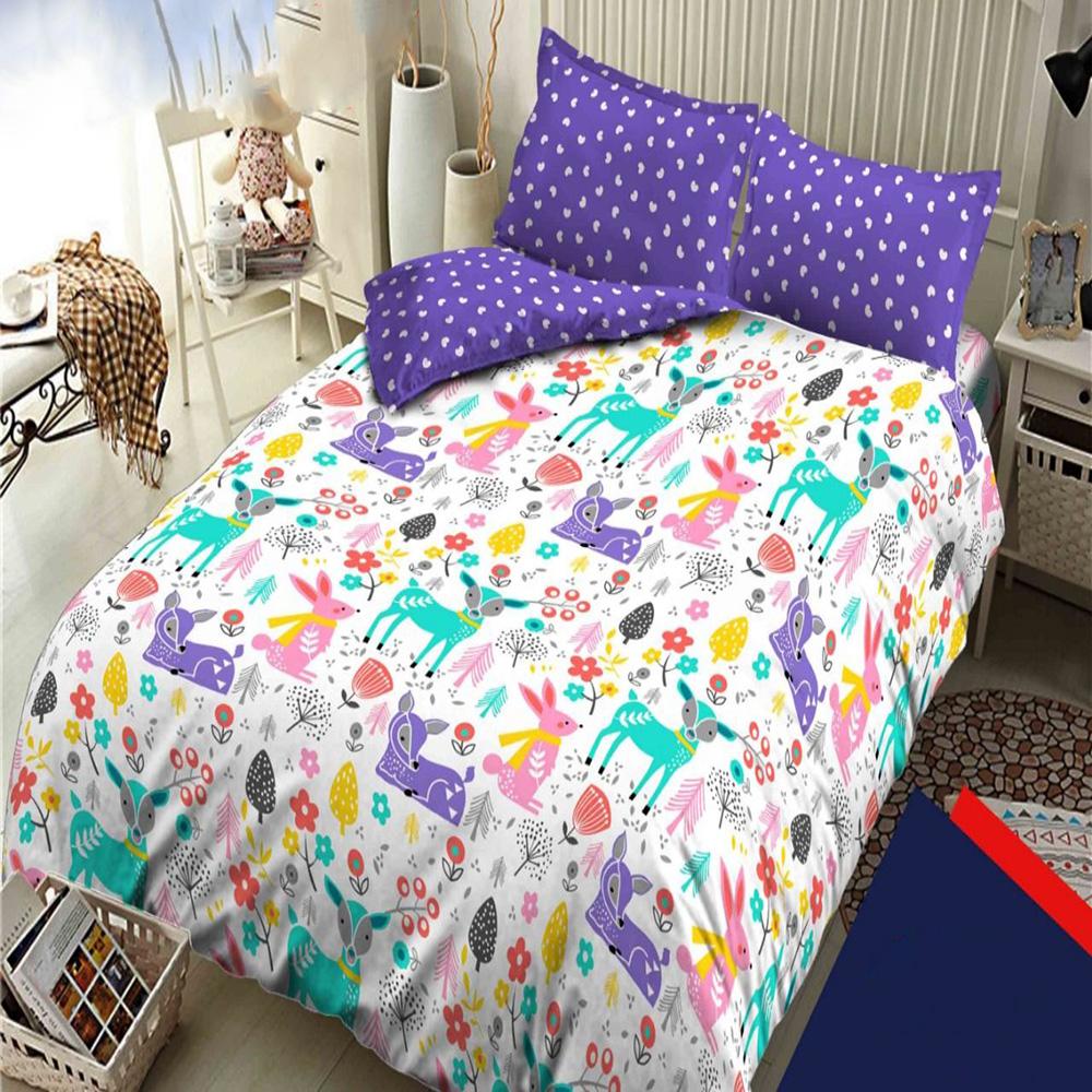 Kintakun Dluxe Bedcover King Motif Bambi 180x200 cm