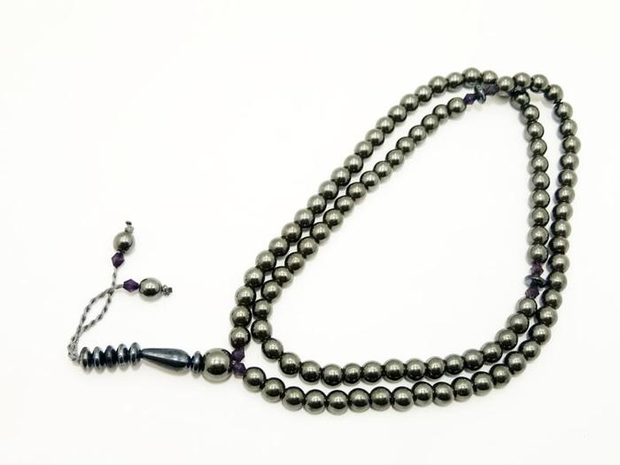 Promo Big Sale Perhiasan Aksesoris VeE Kalung Tasbih 99 Batu Blustin Model Bola Tasbih Terapi Kesehatan