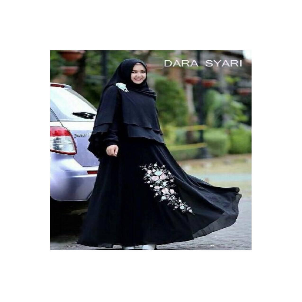 Busana muslim dara syari baju pesta butik maxi hijaber adara syari