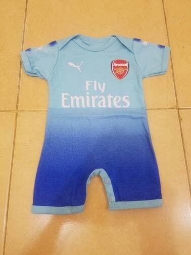 PROMO PALING MURAH BAJU BOLA BAYI / JUMPER ARSENAL AWAY 2017/2018 TERLARIS