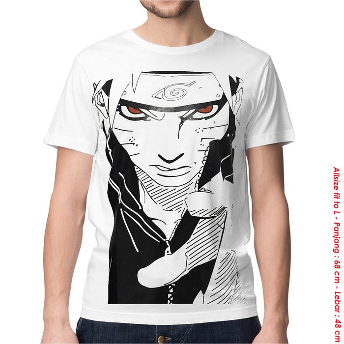 KAOS BAJU DISTRO ANIME - NARUTO TUNJUK SPANDEX