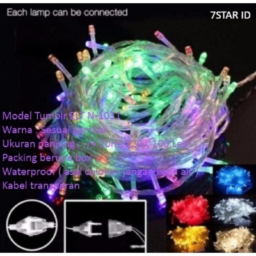 Lampu Tumblr Dekorasi Kamar/Rumah 10 Meter - Tumblr Lamp ELT N-1031 7STAR Tumblr LED 10 Meter FULL + Ada Colokan Sambungan