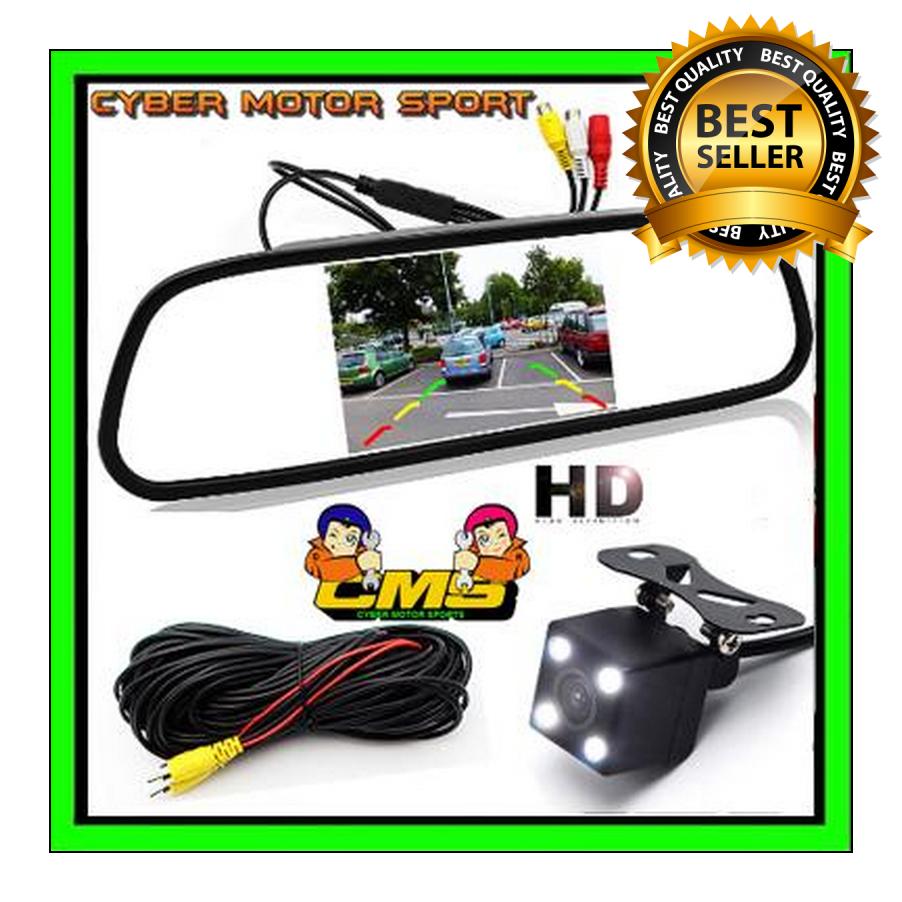 paket rear view Monitor spion plus camera parkir universal bisa buat semua mobil