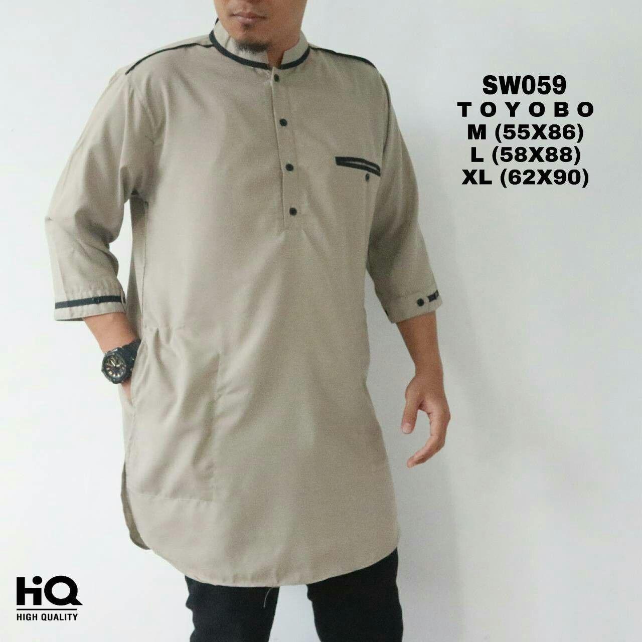 qurta toyobo / qurta pakistan / kemeja muslim / kemeja koko ikhwan / baju muslim pria / gamis