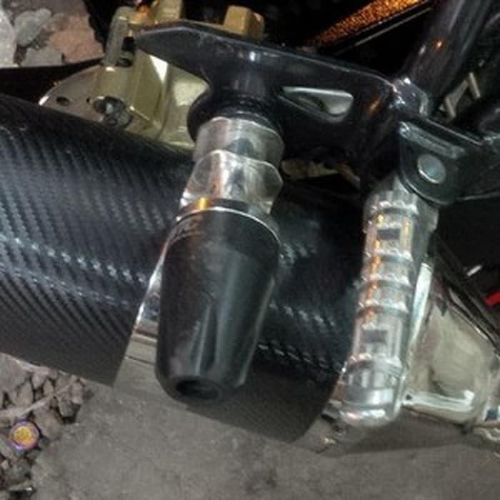 Pelindung knalpot anti crush Motor Aksesoris kenalpot muffler WTC ( knalpot motor racing bebek nmax honda vixion beat mio r15 matic jupiter z satria fu )