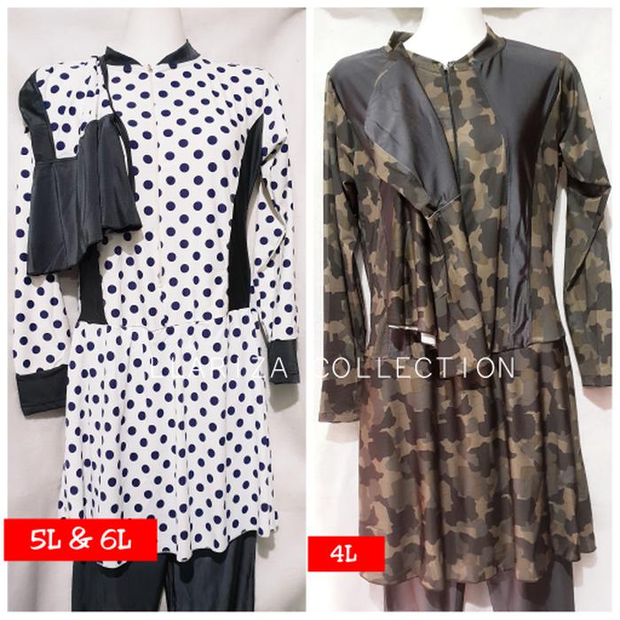 Promo baju renang muslim dewasa ukuran jumbo XXXL /XXXXL original