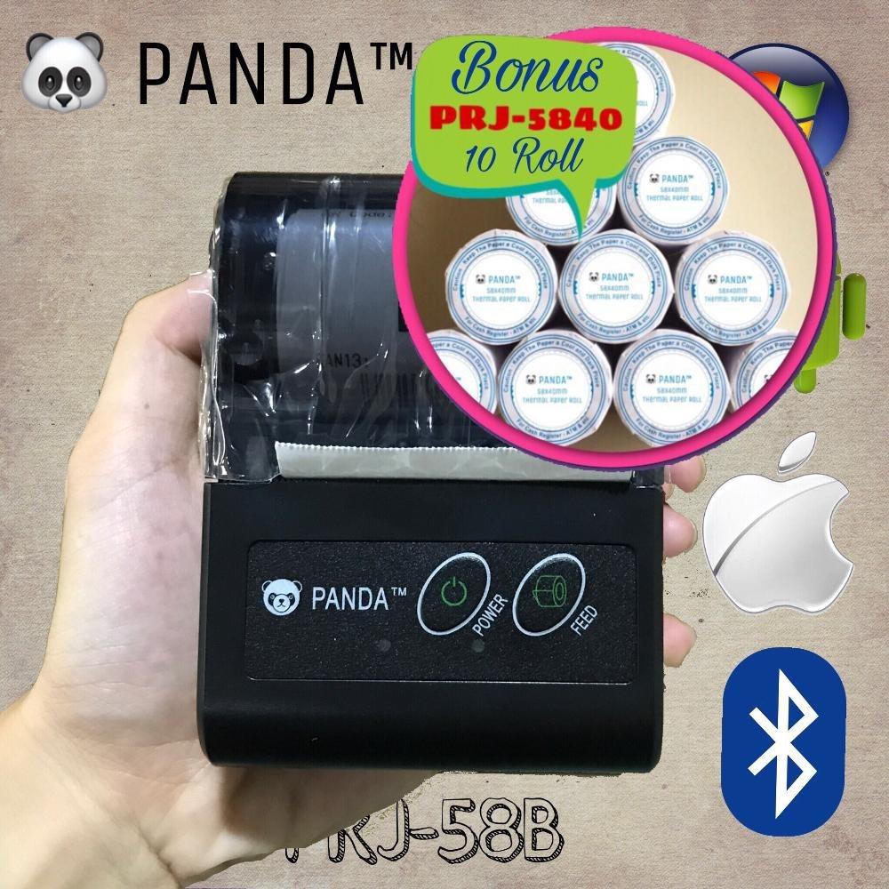 PRINTER BLUETOOTH PPOB STRUK KERTAS 58MM THERMAL PANDA PRJ-58B BUAT PAYTREN-SBPAY-SIMPLEPAY BISA BUAT KASIR SUPPORT PAWOON-KUDO-LOYVERSE-KASIR PINTAR