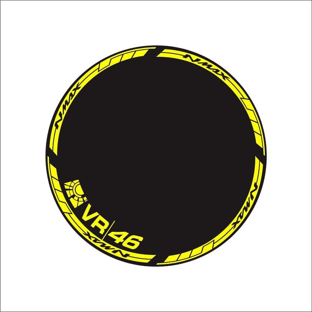 FENSTORE Sticker Cutting - Stiker motor Velg Yamaha NMAX- Kuning - F3N STICKER