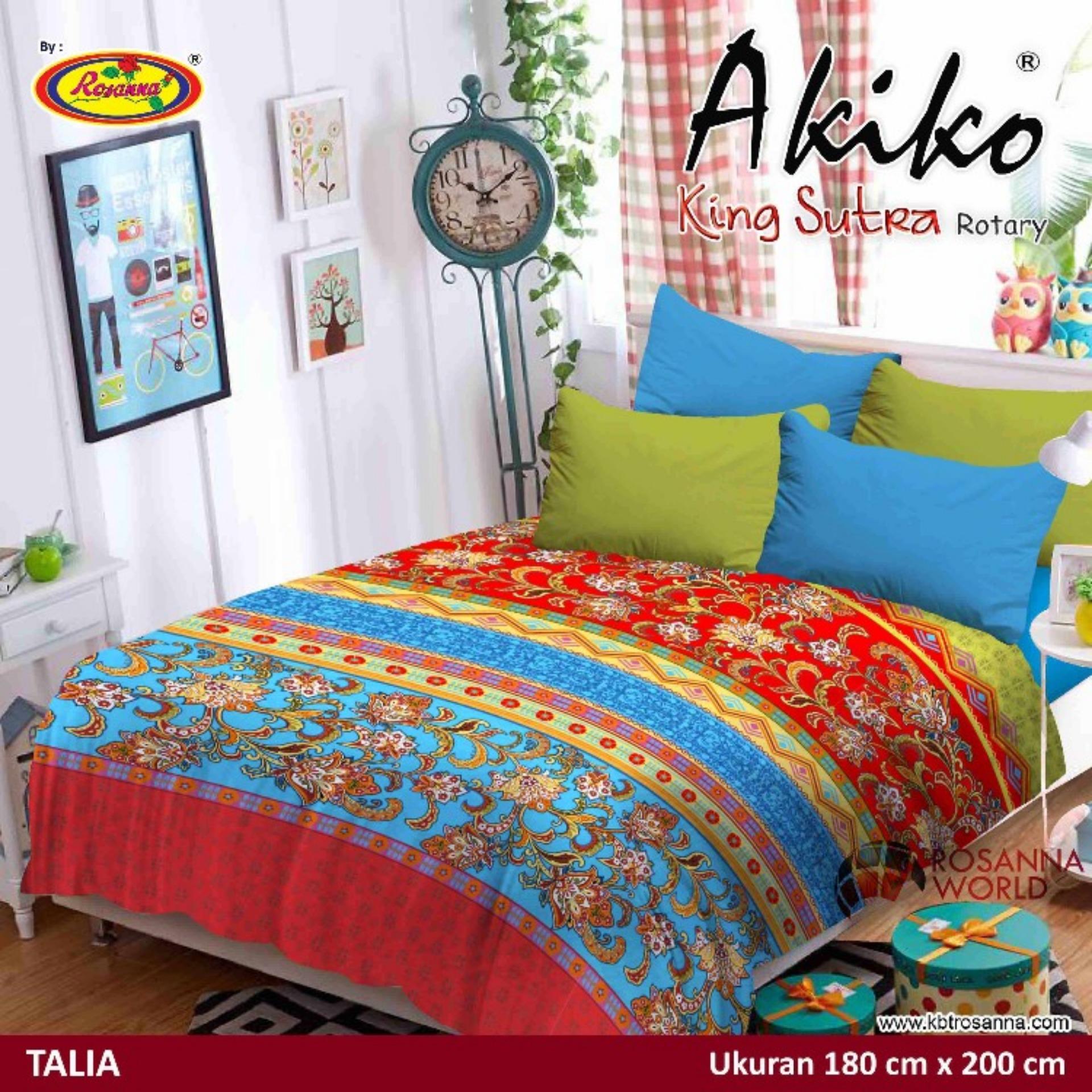 Selimut Akiko King Sutra Rotary Talia - Multicolor