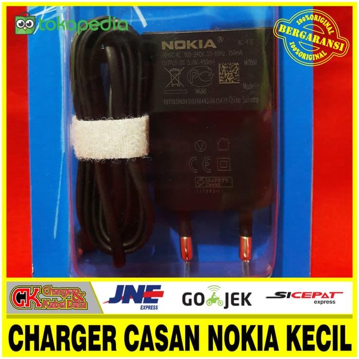 Harga Spesial!! Charger Casan Nokia Kecil Original 100% Express Music 5V-450Ma - ready stock