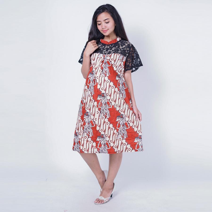 Mama Hamil Dress Batik Menyusui Wayang Brokat / Dress Hamil Modis / Dress Hamil Korea / Dress Hamil Online / Dress Hamil cantik dan Modis / Dress Hamil Menyusui / Dress Ibu Hamil