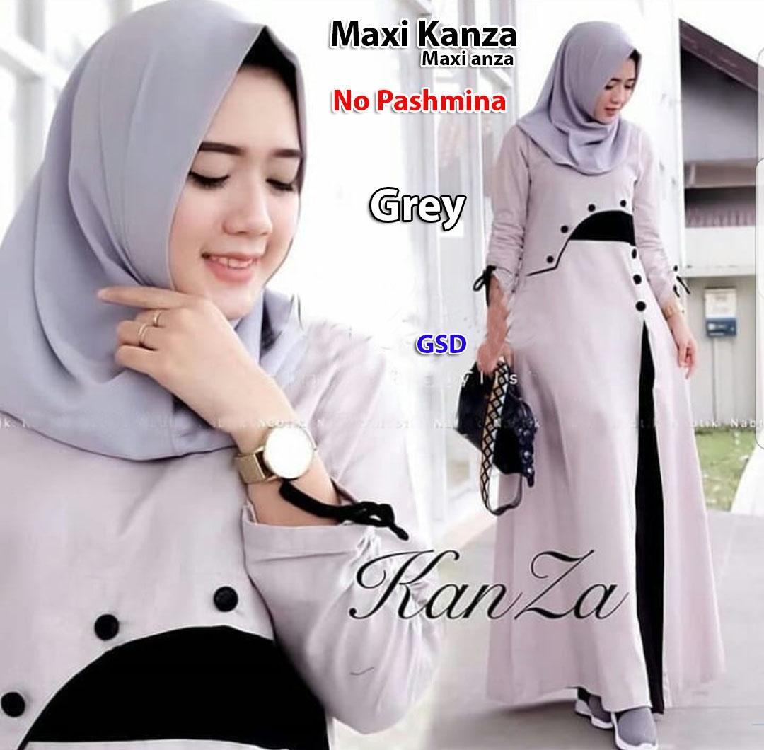 GSD - Baju Gamis Syari / Baju Muslim / Baju Kurung / Dress Muslim / Maxi Dress Anza