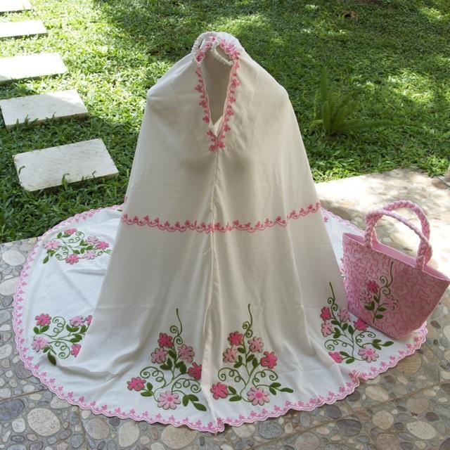 Mukena Bordir Bulu Chyntia (Ungu)