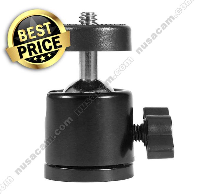 Mini Ball Head Ballhead DSLR Mirrorless Monopod Gorillapod Gopro