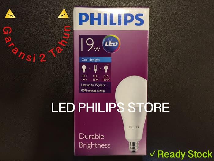 Promo Lampu Bohlam LED Philips 19 Watt 19W 19Watt 19 W (Nyala Putih) original