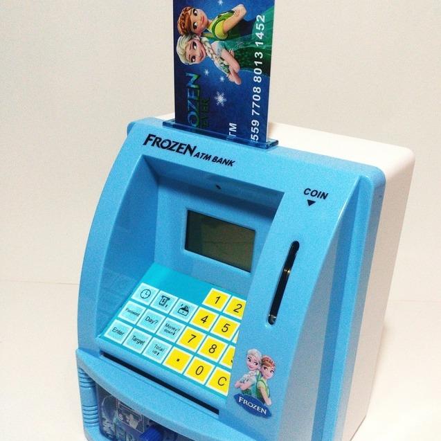 CELENGAN ATM MINI f,MESIN HITUNG SALDO UANG KERTAS DAN KOIN