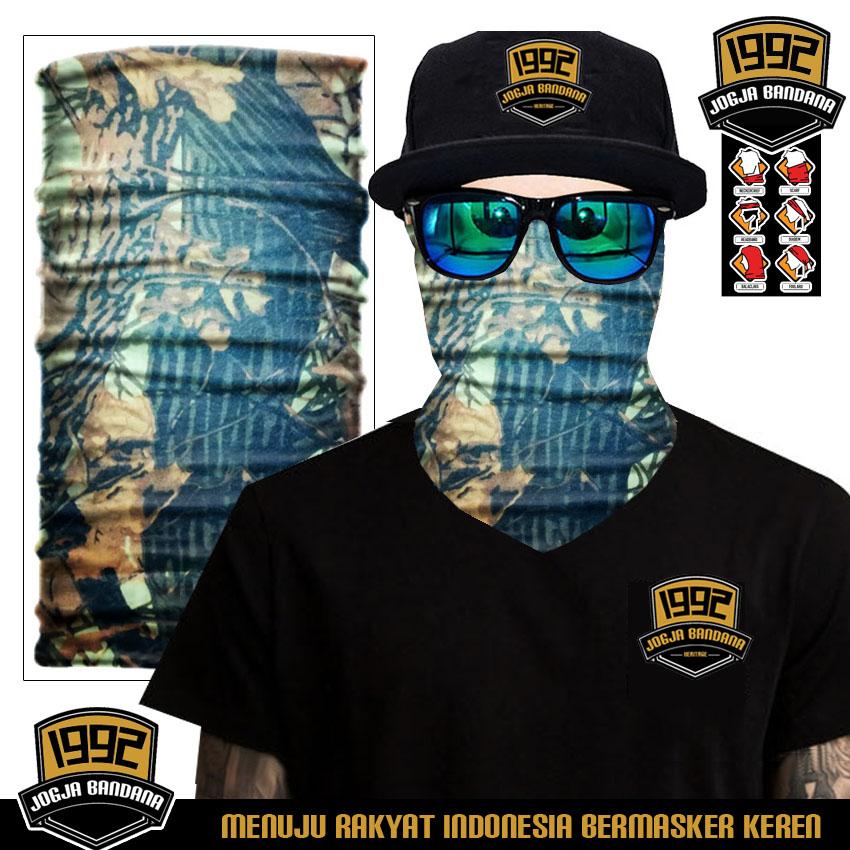 Buff (BELI 3 GRATIS 1) Masker Berkendara Scarf Pria Masker Wajah Aksesoris Olahraga Outdoor Sepeda Motor