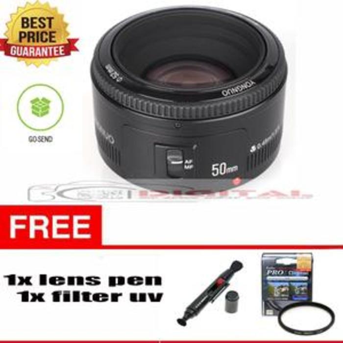 Lensa Yongnuo 50mm f1.8 for Canon - fix Lens Blur Paket