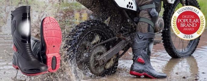 Paling Laris Sepatu Touring Cross Trail Balap Drag Anti Air Ap Boots