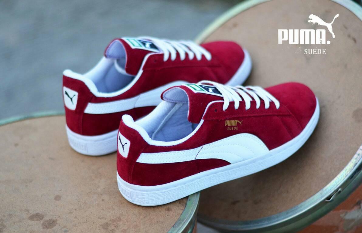 Sepatu Pria Puma Suede MaroonTerlaris Di LAZADA