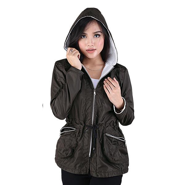 Catenzo Jaket Parka Wanita - Bahan DESPO - Kode DI 076
