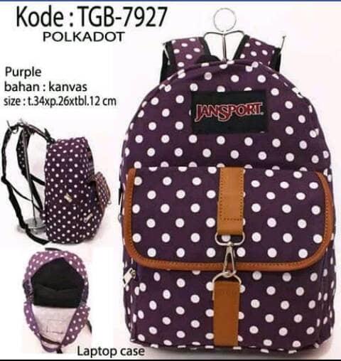 Tas Ransel Jansport Wanita tgb7927 polkadot