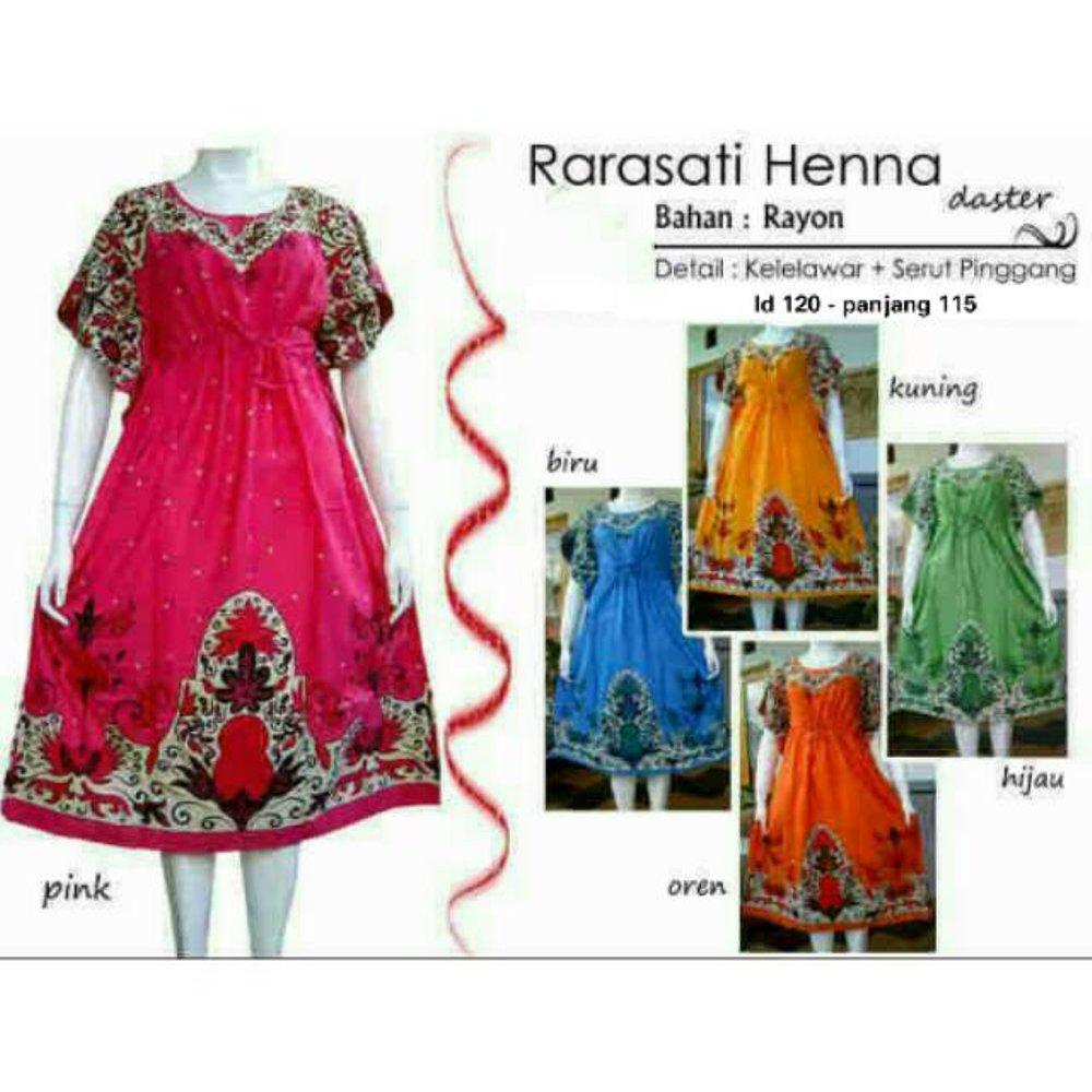 Daster rarasati grosir baju tidur piyama jumbo murah wanita fashion dress perempuan hamil batik midi di lapak Risky jersy 99 rohmat_sahid