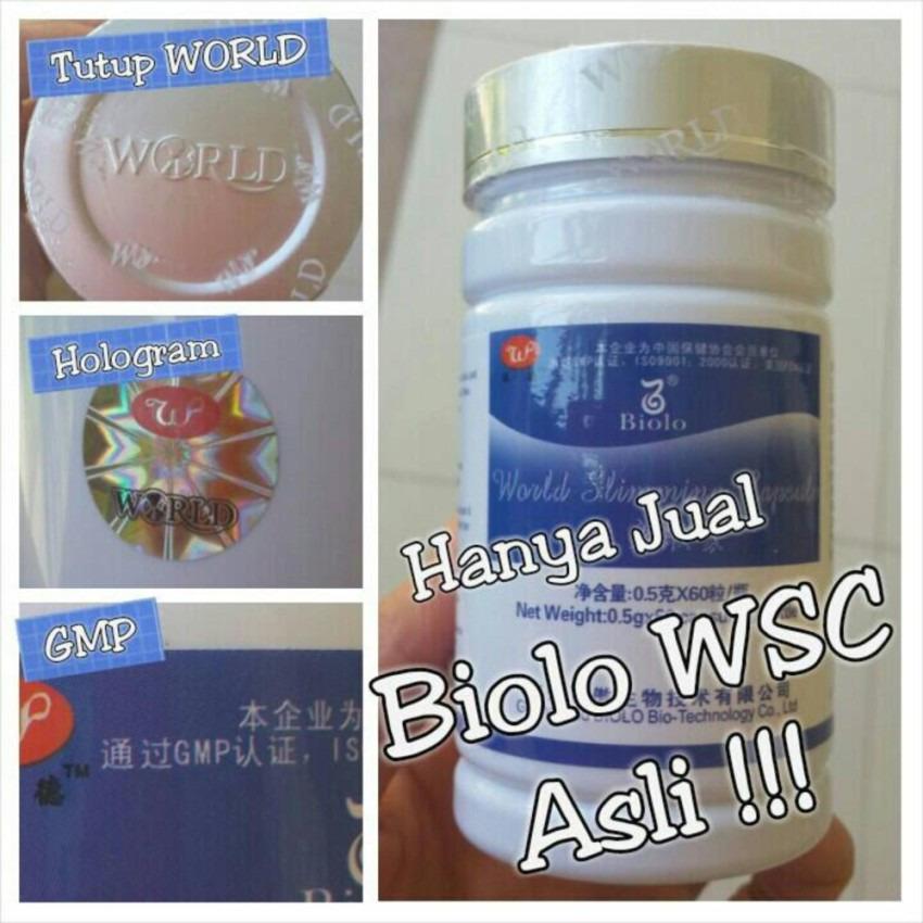 pelangsing badan biolo wsc original turun 6-15kg (world slimming capsule) terbaik