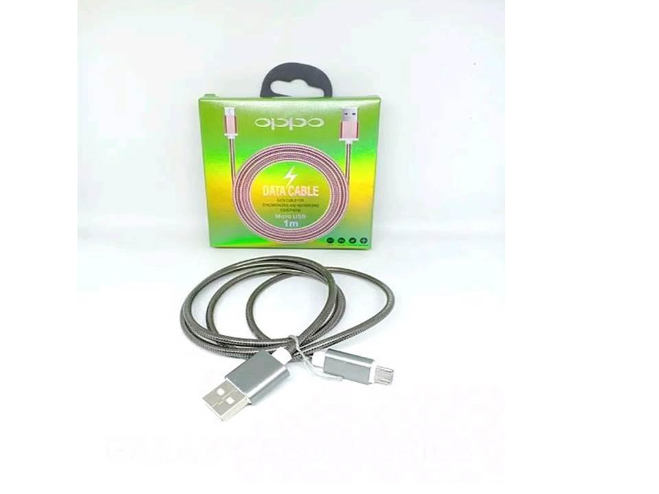 KABEL DATA OPPO 1M BESI FAST CHARGING MICRO USB