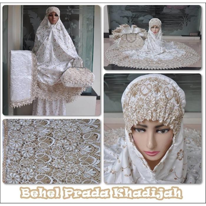 Mukena Bordir Dewasa Tas Behel Prada Khadijah