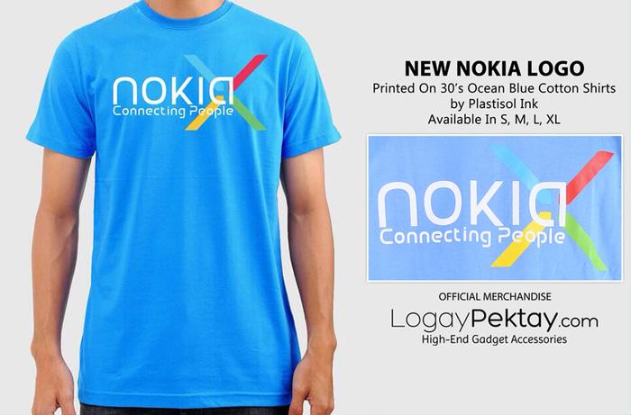 Harga Spesial!! Kaos Android T-Shirt New Nokia Logo - Logaypektay Design - Baju Nokia Android - ready stock