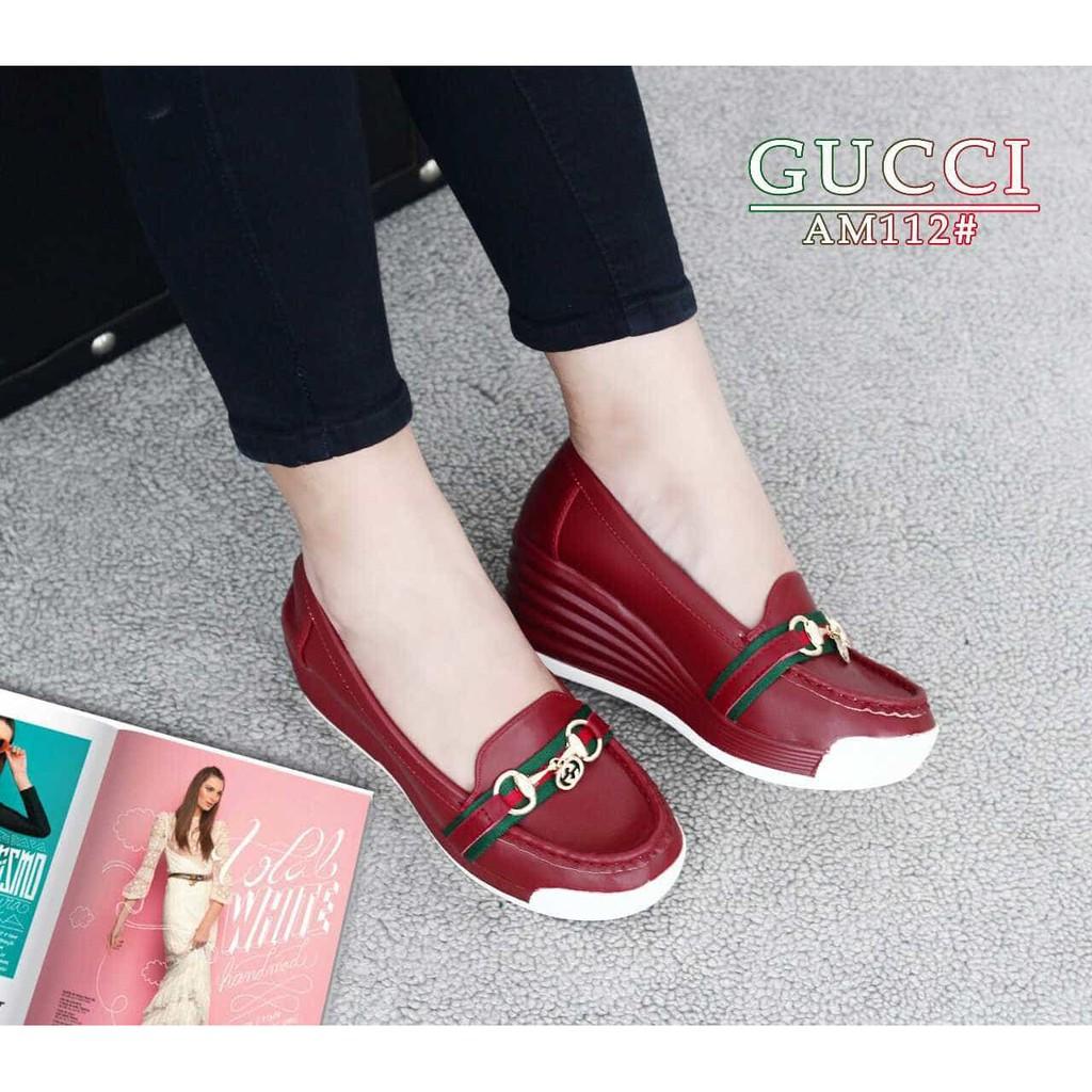 Sepatu Wedges GUCCI Kualitas Semprem AM112