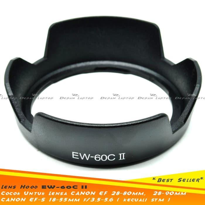 Promo Lens Hood Canon EW-60C II Flower. Ukuran 58mm Utk Lensa Kit 18-55mm original