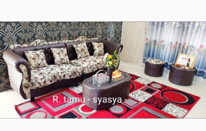 SOFA MINIMALIS FULL SET + MEJA & BANTAL