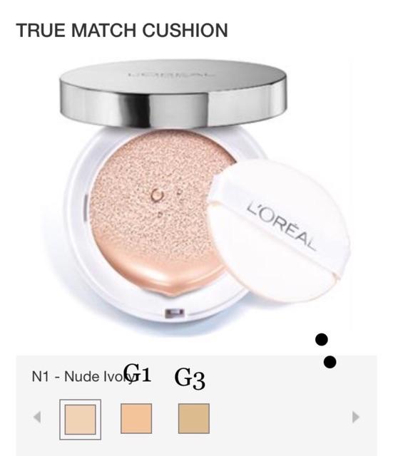L'oreal Loreal True Match CUSHION Silky Foundation G1 Gold Ivory