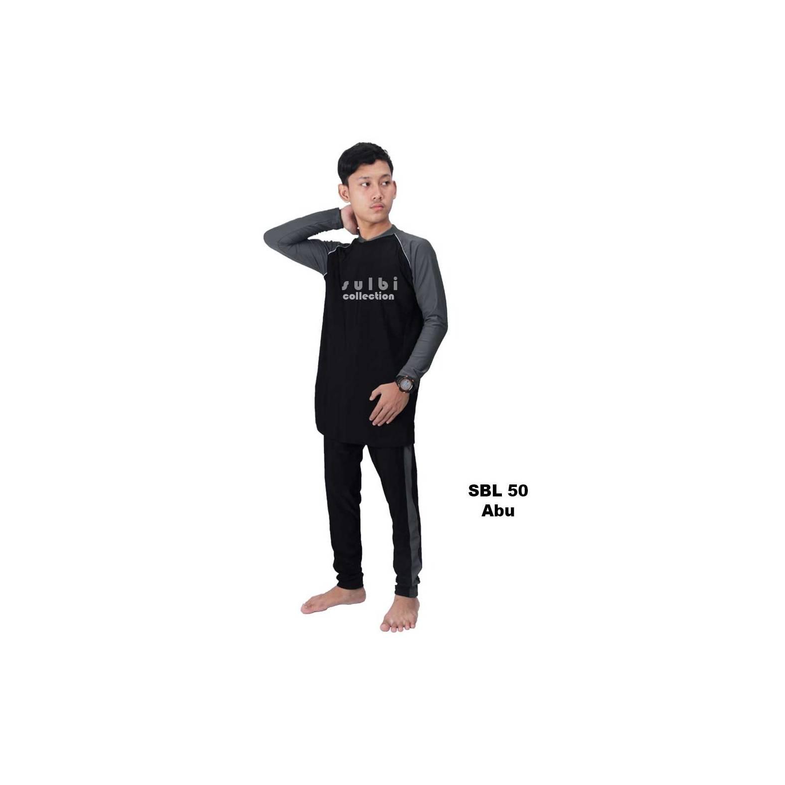 Jual Baju renang Pria Lengan Panjang Celana Panjang 2 Piece Size L/XL