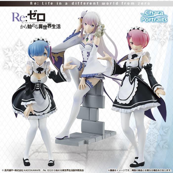 Hemat 10%!! Chara Portrait Re Zero Kara Hajimeru Isekai Life In Another World - ready stock