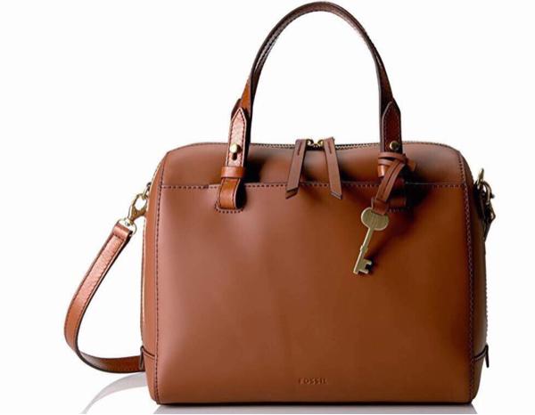 HOT SPESIAL!!! jual tas fossil original rachelle satchel brown - R8Kg8l
