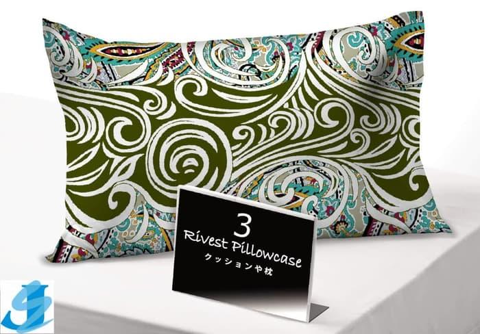 Promo Terbatas!! Promo Sale!! Rivest Sarung Bantal Guling U002F Cinta - Batik Jogja - 2 Bantal - Aksfla - ready stock